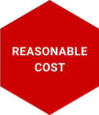 We offer reasonable cost Reasonable cost