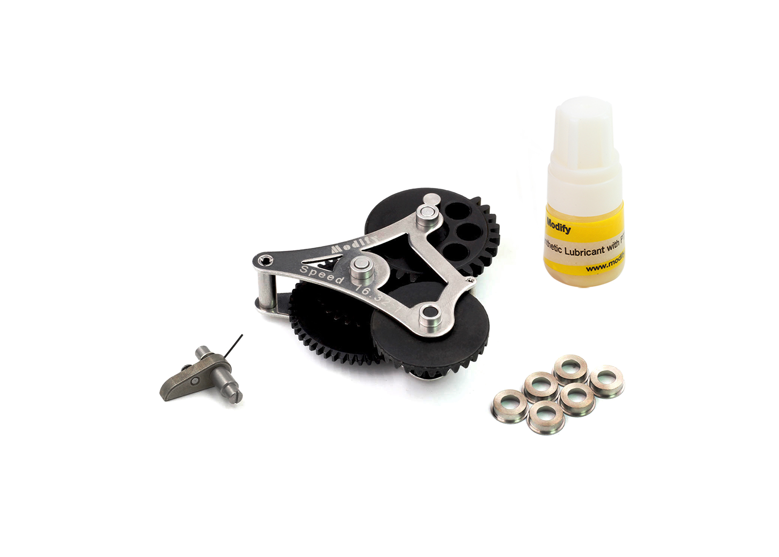 Modular Gear Set 8mm Ver.2/Ver.3, Speed 16.32:1 - Modify Airsoft parts Modular Gear Set 8mm Ver.2/Ver.3, Speed 16.32:1 - Modify Airsoft parts