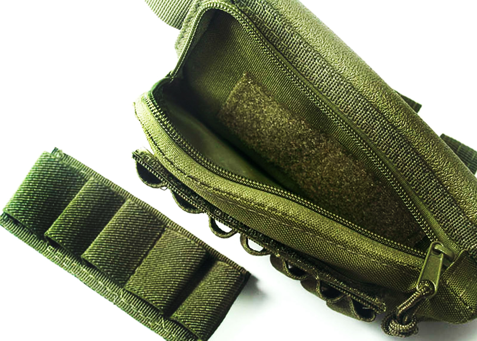 Rifle Stock Ammo Pouch (OD) - Modify Airsoft Accessories Rifle Stock Ammo Pouch (OD) - Modify Airsoft Accessories