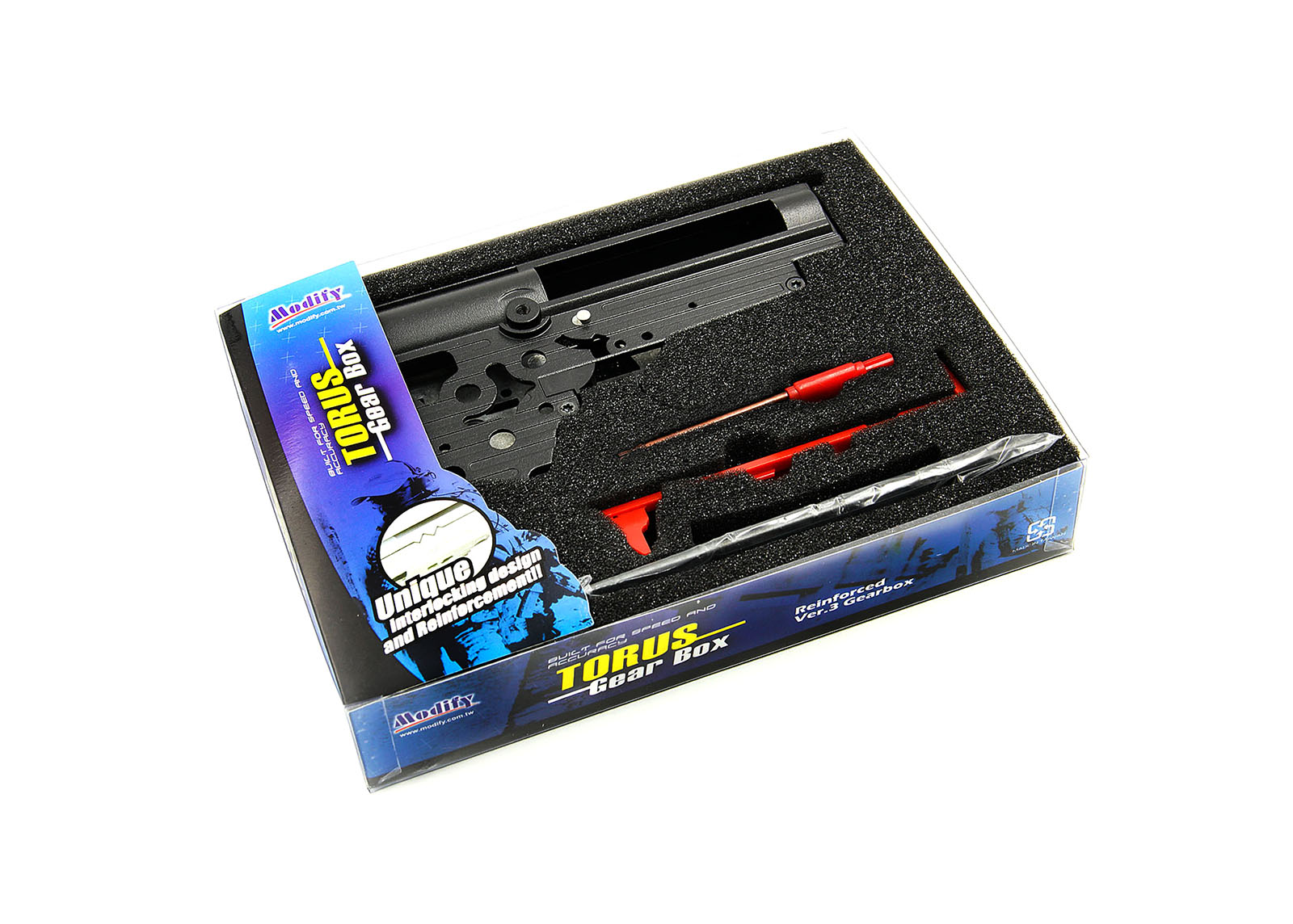 Torus Reinforced Gearbox (7mm), AK series - Modify Airsoft parts Torus Reinforced Gearbox (7mm), AK series - Modify Airsoft parts