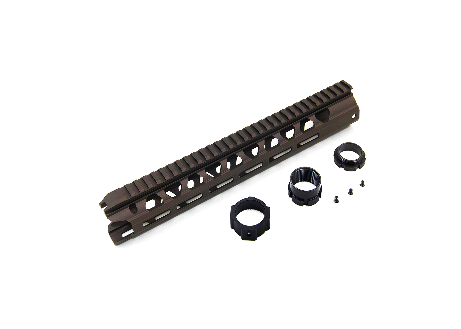 XTC 13.5"M-LOK Handguard Rail System (Tri./Burnt bronze) XTC 13.5"M-LOK Handguard Rail System (Tri./Burnt bronze)