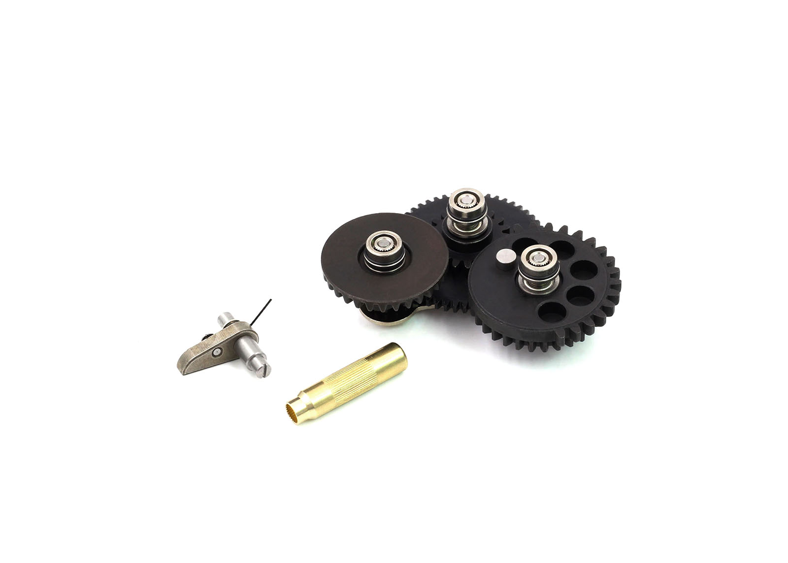Modular Gear Set - SMOOTH for Marui Ver.2/Ver.3 (Torque 21.6:1+Gear Key) - Modify Airsoft parts Modular Gear Set - SMOOTH for Marui Ver.2/Ver.3 (Torque 21.6:1+Gear Key) - Modify Airsoft parts