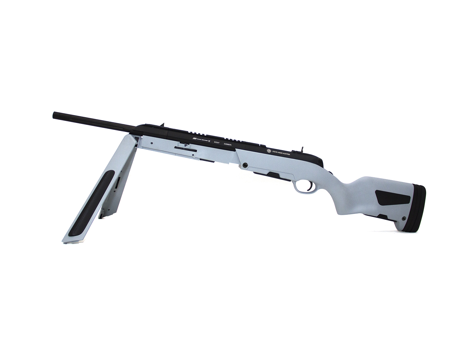 Steyr Scout Bolt Action Airsoft Sniper-Gray Steyr Scout Bolt Action Airsoft Sniper-Gray