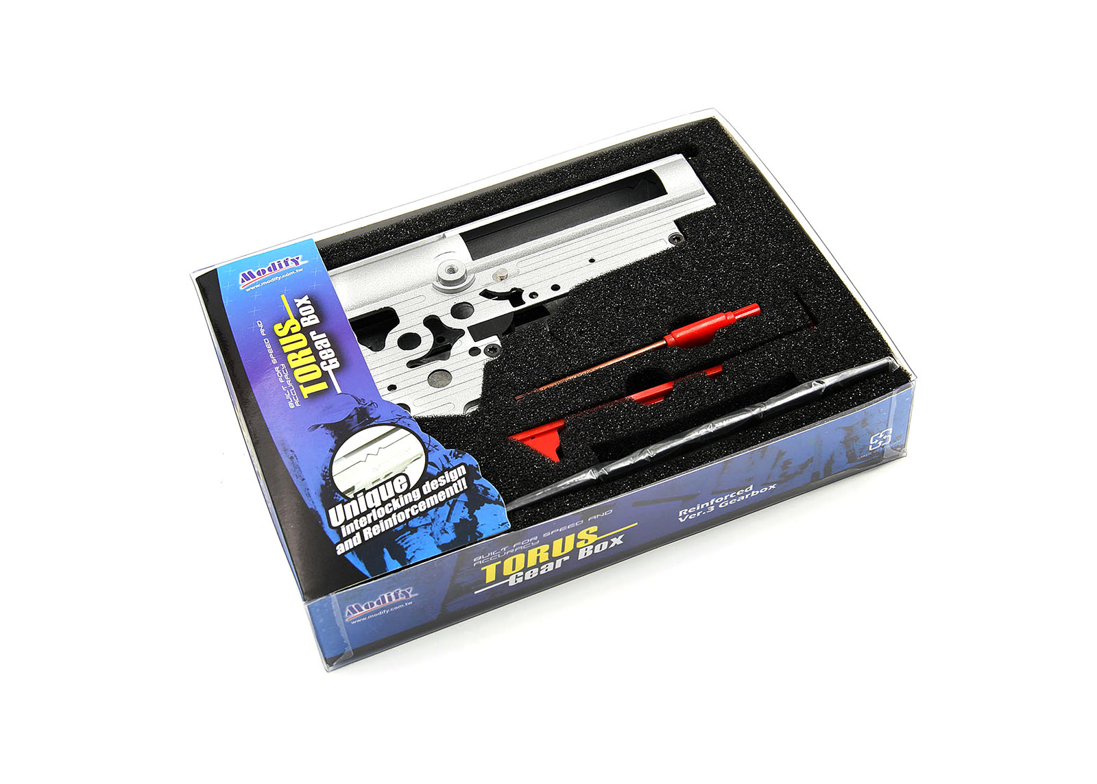 Torus Reinforced Gearbox (8mm), AK series - Modify Airsoft parts Torus Reinforced Gearbox (8mm), AK series - Modify Airsoft parts