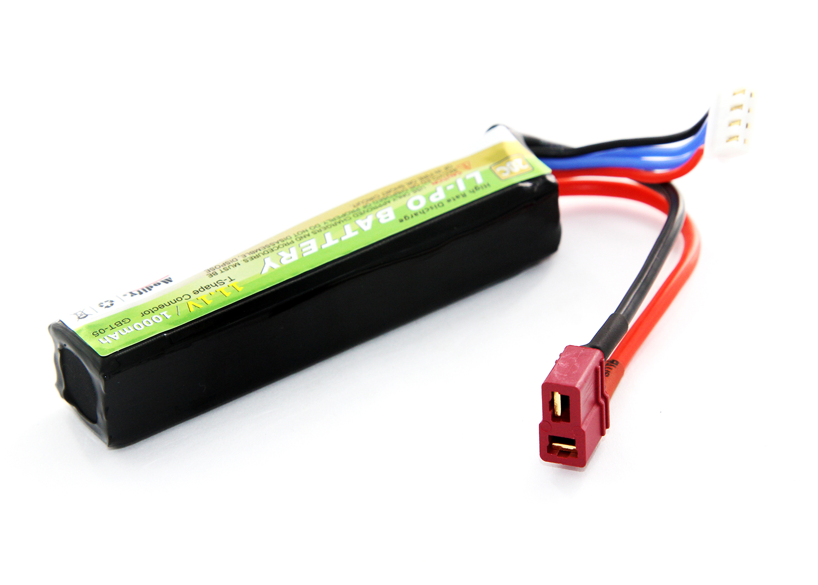 LiPo Battery Stick Package with T-Shape Connector 11.1V 1000mAh - Modify Airsoft Accessories LiPo Battery Stick Package with T-Shape Connector 11.1V 1000mAh - Modify Airsoft Accessories